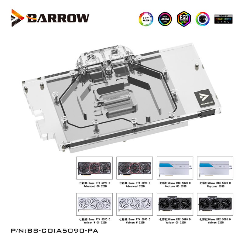 Rtx 5090 32Gb - Bloque de refrigeración líquida para GPU