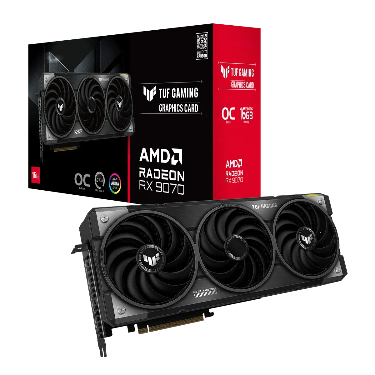 Rx 9070 16Gb - Tarjeta de Video para Juegos de